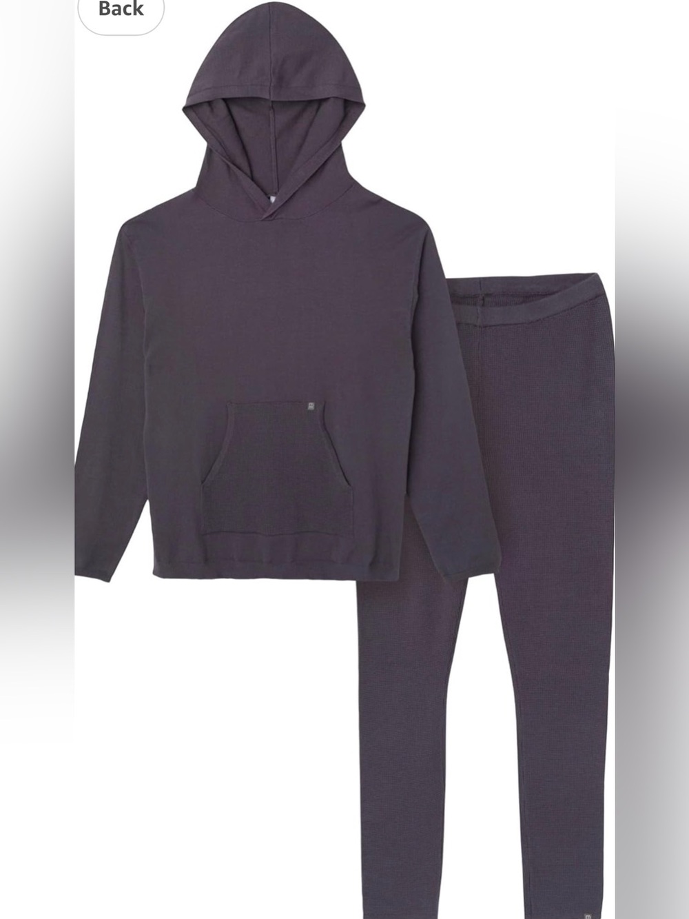 Modern Moments 2 Pc Waffle Textured Hoodie & Jogger Sweatpants Soft Small NWT